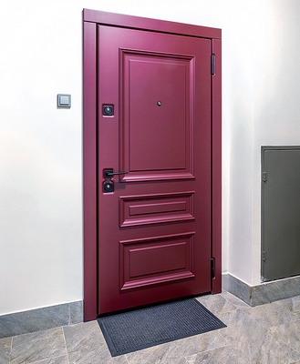 Сейчас популярно: стальные двери с МДФ с окрасом по RAL