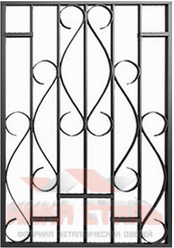 Сварная решетка на окно СР 16