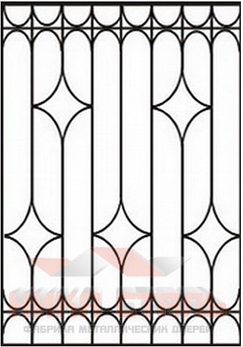 Сварная решетка на окно СР 27